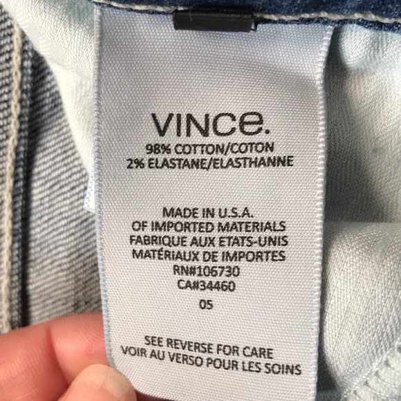 Vince Mason Relaxed Rolled mom jeans size 24 - Picture 6 of 8
